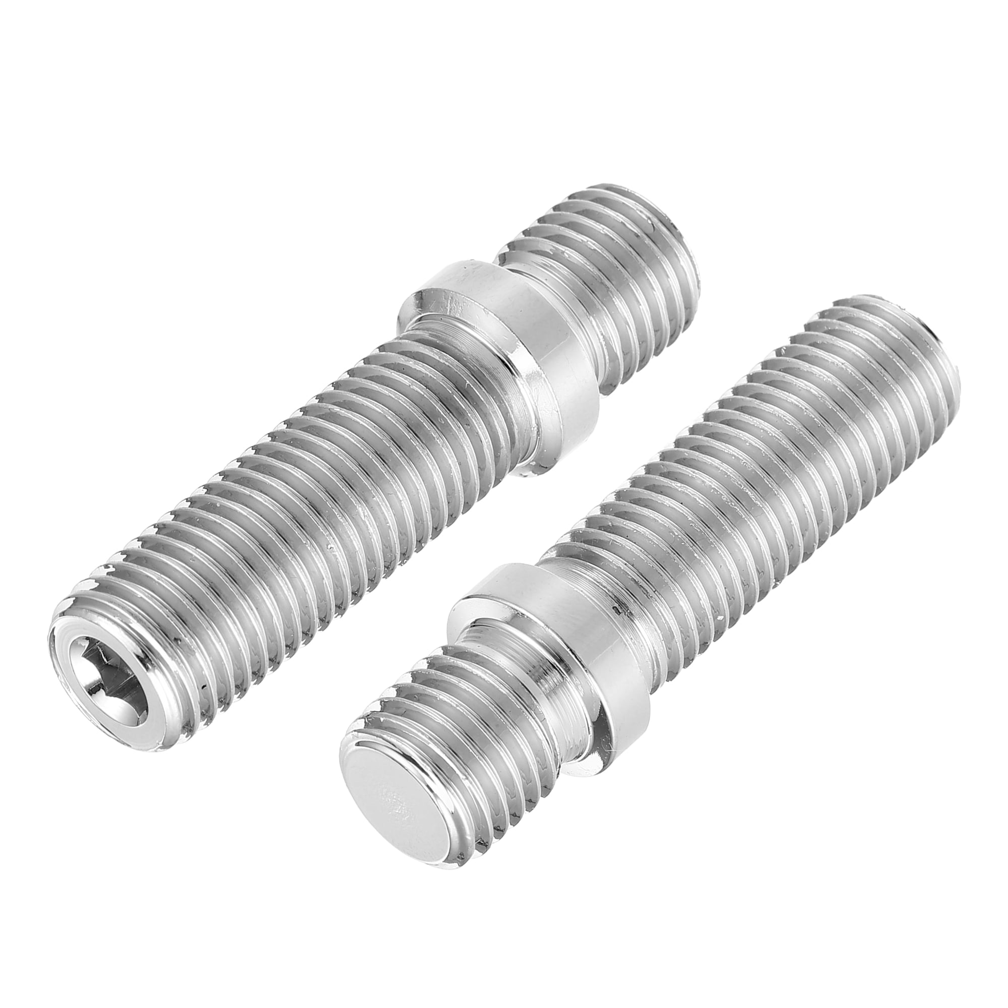 Unique Bargains M12x1.5 to M12x1.5 50mm Wheel Stud Fit for BMW - Pack of 10 Silver Tone