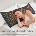 thumbnail image 5 of Boho Flowers Body Pillow Covers 20"x54", Spring Abstract Watercolor Floral Leaf Soft Brushed Microfiber Breathable Throw Pillow Covers, Decorative Pillowcase with Zipper for Couch Sofa Bedroom, 5 of 9