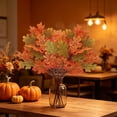 thumbnail image 4 of RBCKVXZ Fall Decor for Indoor Autumn Halloween Thanksgiving Home Holiday Decorations Artificial Pumpkin Berry Maple Leaf Floral Stems Branches Decorations, for Harvest Vase Arrangement Indoor, 4 of 6