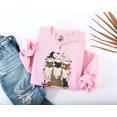 thumbnail image 4 of Ghost Reading Books Halloween Sweatshirt, Boo School Librarian Sweater, Teacher Fall Sweater, Spooky Retro Book Club Gift Shirt, 4 of 6