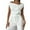 White, variant on WREESH Womens Off Shoulder Wrap Top Sleeveless Ruched Slim Fit Stretchy Party Shirt Dressy