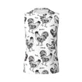 thumbnail image 6 of Picia Retro Rooster mens Cotton Tank Undershirts , Moisture-wicking Ribbed Tanks, Lightweight Cotton Tank Undershirts-Large, 6 of 8