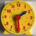 thumbnail image 4 of 3.9 Inch Clock Model Primary School Teaching Aids, 2 Needles 24-hour Teaching Aids, Non-linkage Children's Learning Aids For Time Awareness, Early Education Thinking Toys, 4 of 5