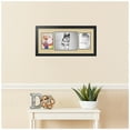 thumbnail image 2 of ArtToFrames Collage Photo Picture Frame with 1 - 8x10 and 2 - 5x7" Openings, Framed in Black with Green Whisper and Black Mats (CDM-3926-118), 2 of 8