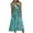 Blue, variant on ibuvkizy Summer Dresses for Women Plus Size Summer Dresses,New Women's V-neck Button Button Sleeveless Printed Long Dress,Holiday Party Beach Dress,Gifts for Women