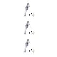 thumbnail image 2 of stanreset 1/2/3/5 Window Handle Home Hardware Lever Casement Locking Handles Convenience Balcony Handily Install Decorative Cap Gray Rustproof Left Silver 3PCS, 2 of 6