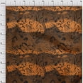 thumbnail image 3 of oneOone Polyester Lycra Rust Brown Fabric Animal Skin Sewing Material Print Fabric By The Yard 56 Inch Wide-VYC, 3 of 4