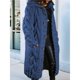 thumbnail image 4 of Cárdigan de Larga de Punto Grueso para Mujer, Suéter de Otoño Invierno de Gran Tamaño con Botones y Bolsillo. Azul Vaquero XL, 4 of 7