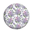 thumbnail image 3 of Rv Spare Tire Cover 17 inch - Violets Flowers Purple Pink Tire Covers for Trailers, Adjustable Camper Spare Tire Cover, 3 of 7