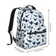thumbnail image 2 of Haiem Cute Cartoon Dinosaur Printed School Backpack,Casual Travel Lightweight Backpack,Durable Comfortable Multifunctional Backpack,Laptop Backpack, 2 of 5
