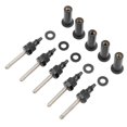 thumbnail image 2 of Windshield Bolts Accessories with Gasket Fairing Well Nuts for Windshield Black, 2 of 9
