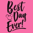 thumbnail image 2 of Girl's Mickey & Friends Best Day Ever Icon Graphic Cropped T-Shirt, 2 of 3