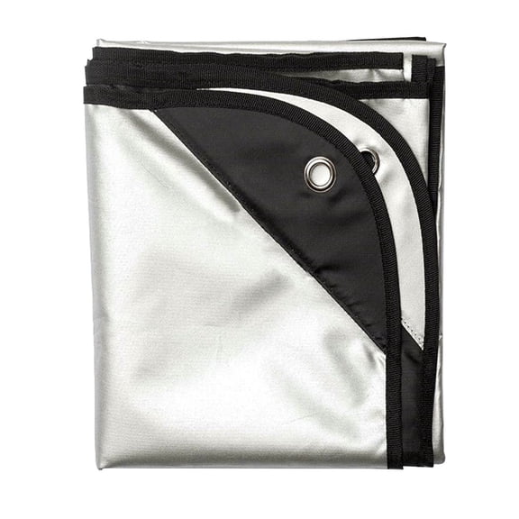 HONITANO Black Rectangular Drum Set Cover 1-Pack Indoor