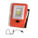 thumbnail image 3 of COB LED Luz de trabajo Plegable con gancho USB Linterna recargable Luces de inspección potente Herramienta de iluminación para pescar naranja Vogacara OD011044-03B, 3 of 7