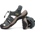 thumbnail image 2 of Rumpra Men’s Closed Toe Sport Sandals, Lightweight Leather Hiking & Outdoor Water Shoes, 2 of 10