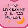 thumbnail image 4 of Inktastic I Love My Grammy to the Moon and Back Boys or Girls Baby Bib, 4 of 4