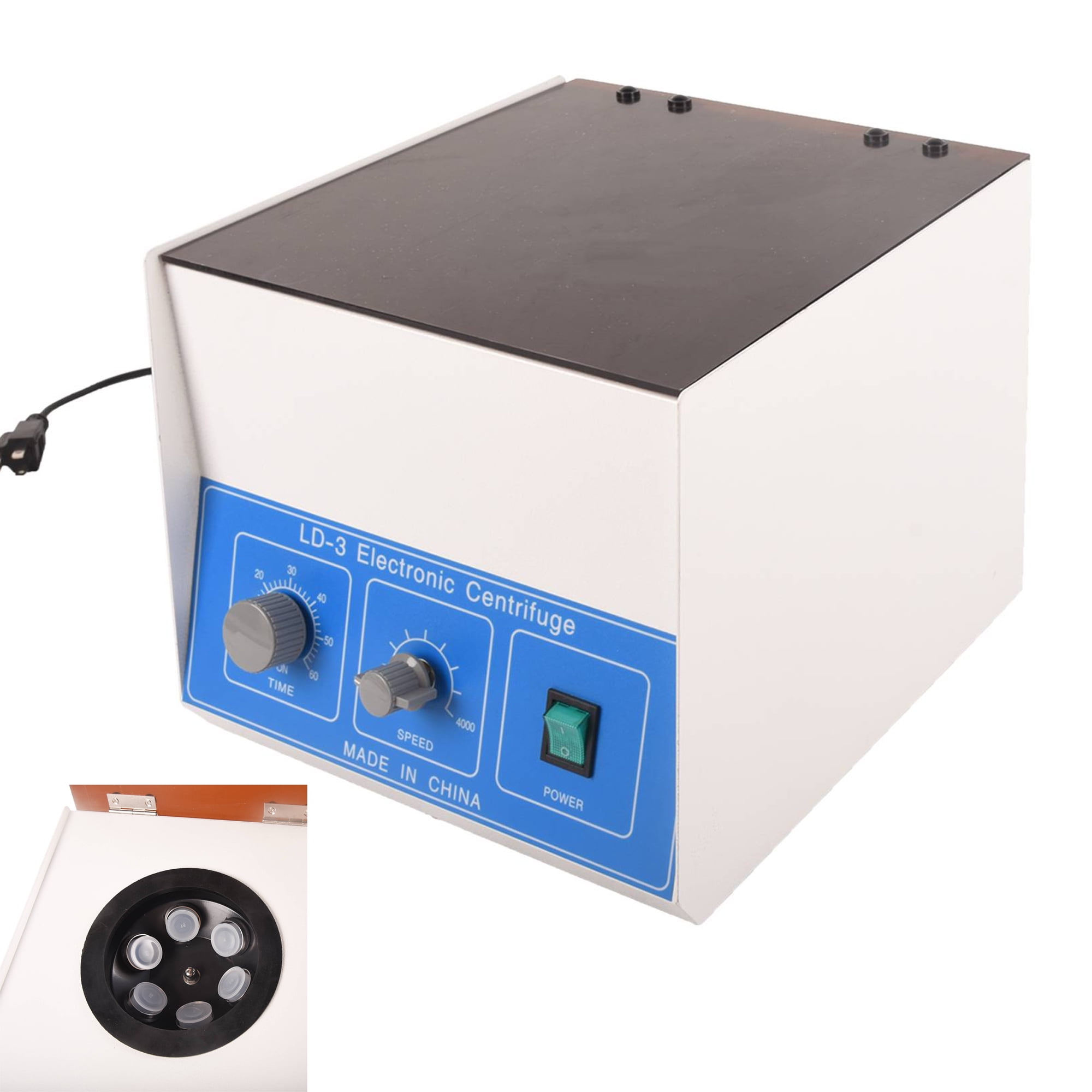 Dawot Electric Centrifuge Machine 4000 RPM 110V 50ml x 6 Desktop Lab