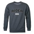 thumbnail image 1 of W Republic 564-368-HCH-04 Chandail en Molleton Col Rond pour Femmes Rider University Broncos Mom, Charbon Chiné - Extra Grand, 1 of 1