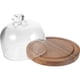 thumbnail image 4 of Cake Display Tray With Glass Dome For Parties 13cm Circular Cover Wood Material Sealing Feature 1Set, 4 of 5
