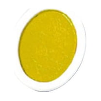 Prang Semi-Moist Watercolor Paint Refill, Oval Pan, Yellow, 12 Pans