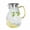 Silver, variant on 74oz Diamond-Cut Glass Pitcher with Gold Lid - Beverage Carafe for Iced Coffee, Tea, Juice & Milk,Shatterproof, Heat & Cold Resistant, Dishwasher Safe