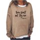 thumbnail image 1 of Sudadera de gran tamaño con estampado de letras y texto divertido para mujer, cuello redondo, manga larga, suelta, blusa individual Fridja  hkj2099, 1 of 5