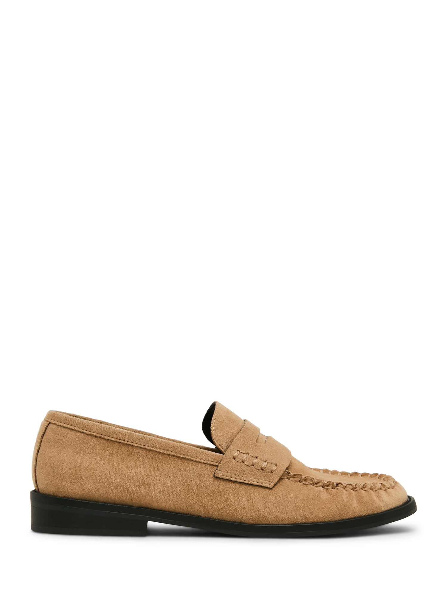 Madden Girl Women's Prep Slide On Loafer with Pleated Toe