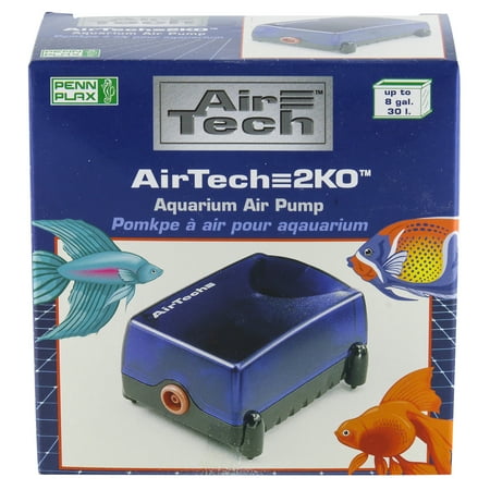 - Penn Plax AT2K0 10 Gallon Air Tech Aquarium Air Pump