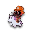 thumbnail image 2 of Pin de coleccionista Marvel Deadpool Sheriff Riding Unicorn, 2 of 4