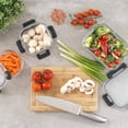 thumbnail image 3 of Glass Lunch Box Ground Glass Storage Container Set with Airtight Lock Lid for Lunch Storage Pre Meal Preparation Refrigerator Freezer Dishwasher And, 3 of 4