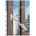 thumbnail image 4 of Window Stopper Lock Window Positioning Stop Home Security Door and Window Sash Lock Baby Protection White, 4 of 5