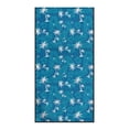 thumbnail image 2 of XYZCANDO Blue Palm Pattern Car Seat Cover, Sweatproof Towel Cover Sweat Washable Non-Slip for Cars Sedans, 2 of 11