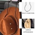 thumbnail image 2 of HOMEMAXS  Hat Rack Accessories for Trucks Cap Holder Stand Mount Black, 2 of 8