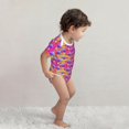 thumbnail image 4 of Daiia Magic Mushrooms Printed Unisex-Baby Short Sleeve Onesies Bodysuits Baby Climbing Clothes Soft and Comfortable Romper with Expandable Shoulder Design-3 Months, 4 of 8