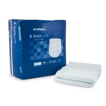 McKesson Adult Disposable Brief Large Case of 72, Blue