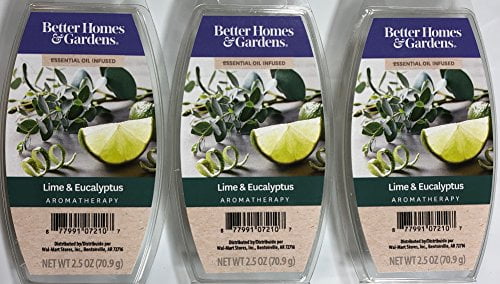 better homes and gardens lime and eucalyptus candle