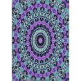 thumbnail image 1 of Ahgly Company Indoor Rectangle Patterned Koi Blue Abstract Area Rugs, 8' x 10', 1 of 6