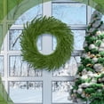 thumbnail image 5 of 18 Inch Christmas Norfolk Pine Wreath for Front Door, Artificial Christmas Wreaths Faux Greenery Pine Needles Wreath for Door Wall Windows Indoor Outdoor Xmas Decor, 5 of 7