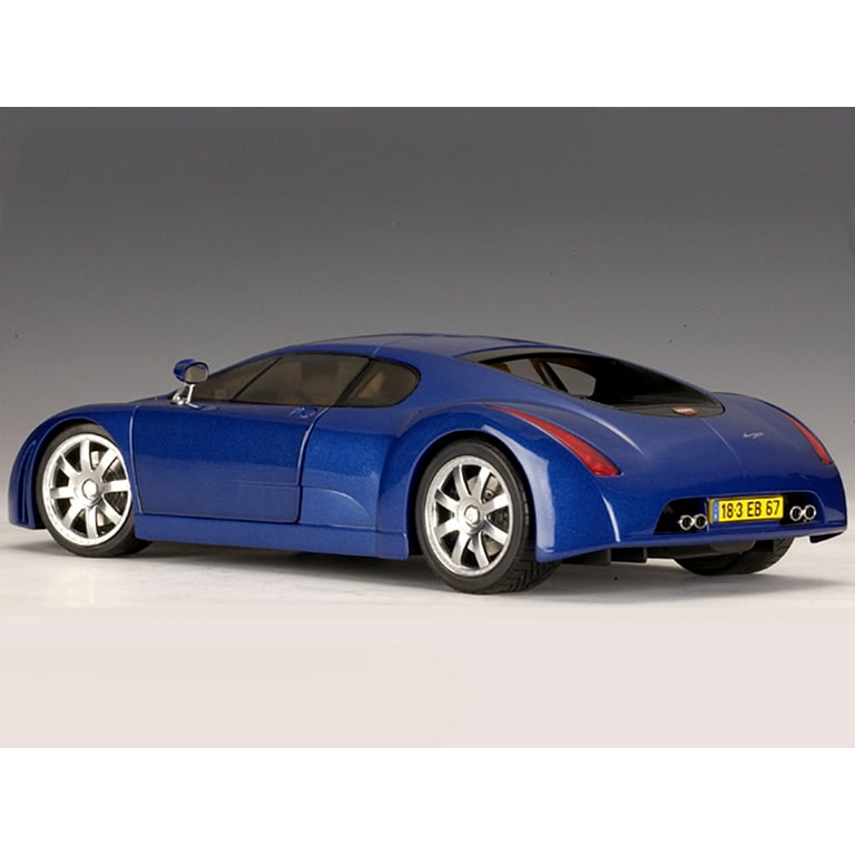 Bugatti Chiron EB 18.3 Blue 1/43 Diecast Model Car by