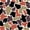 Red Taupe Black, variant on Castle Fairy Camo Bear Silhouette Twin Sheets 3pcs,Vintage Camouflage Animal Bedding,Tan Dark Brown,1 Fitted Sheet, 1 Flat Sheet and 1 Pillowcase