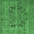 thumbnail image 1 of Ahgly Company Indoor Square Persian Emerald Green Traditional Area Rugs, 4' Square, 1 of 4