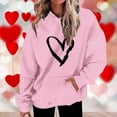 thumbnail image 2 of Hoodies Woman Clearance, Autumn Winter Hoodie Sweatshirt Pullover Tops Long Sleeved Comfortable, 2 of 6