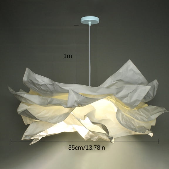 1Pc Art DIY Cloud Lamp Shade Flower Light Shade Ceiling Lampshade Decoration Chandelier Pendant for Living Room Bedroom Bar