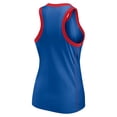thumbnail image 3 of Women's Fanatics Royal Chicago Cubs Tailsweep Fashion Racerback Rhinestone Tank Top, 3 of 3