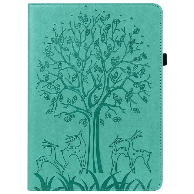 Pour Amazon Fire Max 11 2023 Étui Support Pliant Support Intelligent Étui en Cuir PU pour Tablette pour Fire Max 11 Pouces Fire Max 11 Étui pour Tablette Vert-Cerf pour Fire Max 11 2023