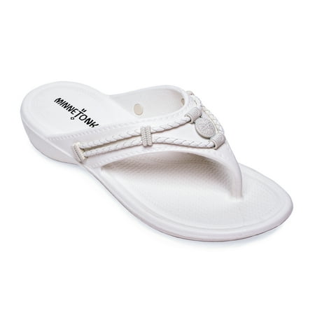 

Minnetonka Women s EVA Silverthorne Prism Thong Sandals