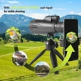 thumbnail image 5 of NEYLANG 10-30x50mm Monocular w/Tripod Phone Adapter,Bak-4 Prism FMC Monoculars for Bird Watching ,High Powered Monoculars for Hunting,Campings,Outdoor, 5 of 11