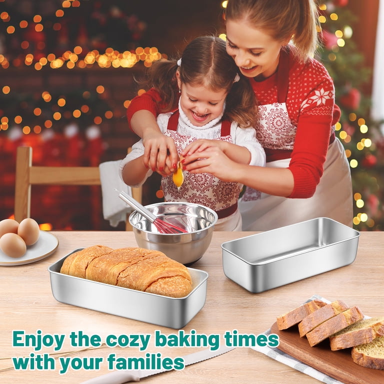 Vesteel 12" x 5" Stainless Steel Loaf Pans, Set of 2 photo 7