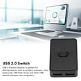 thumbnail image 4 of USB Switch, One Key Switching Easy Installation USB Switcher 2 PC Share 1 Device Ultra Fast 1 in 2 Out  for Keyboards for Scanners, 4 of 7