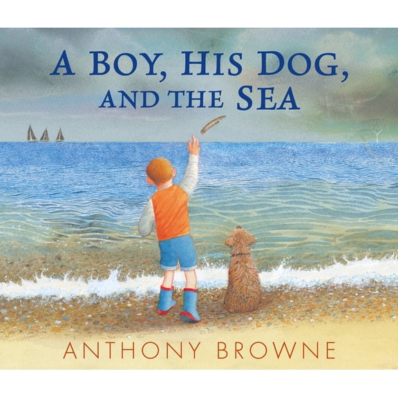 A Boy, His Dog, and the Sea, (Hardcover)